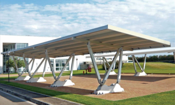 PV Parkhaus-Vordach