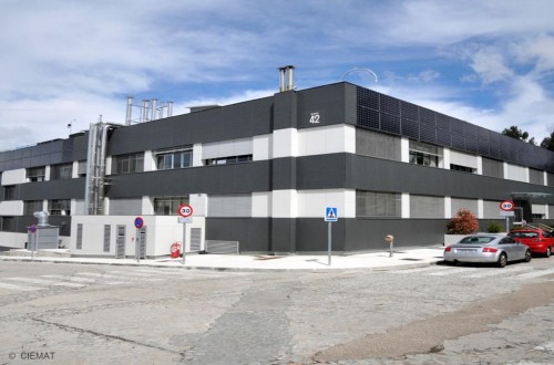 CIEMAT office with the access road © CIEMAT