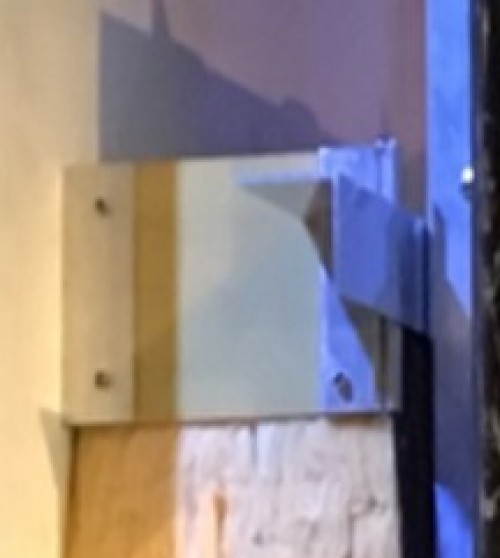 Construction detail with cavity and thermal insulation © J. van Oorschot
