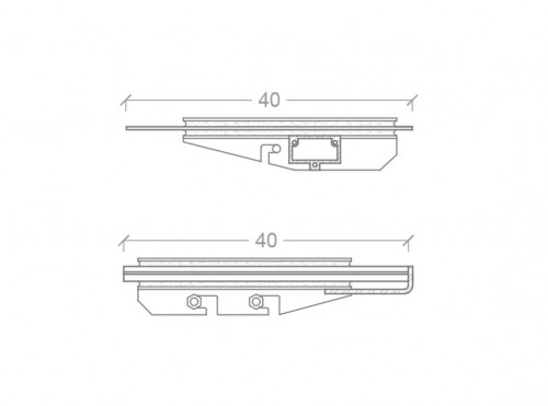 Technische Details der zwei unterschiedlichen Modulstrukturarten und Montagesysteme: Glas-Tedlar-Module (a) und Glas-Glas-Module (b), Nachzeichnung von Eurac © FAR System Srl