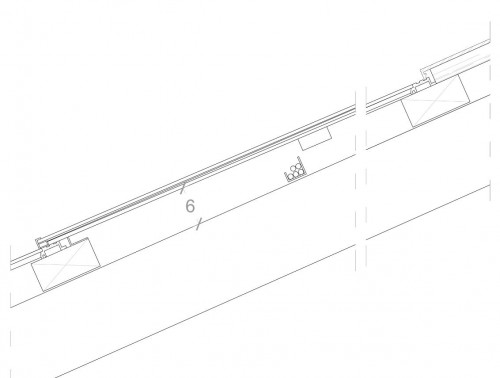 Technisches Detail des Modul-Befestigungssystems, nachgezeichnet von Eurac © Ing. Studio Blasbichler Srl