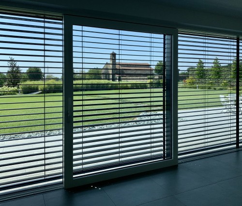 Blick auf die Umgebung von Haus B © marco minelli architetto