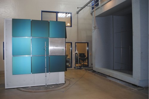 The façade system was tested in laboratories throughout Europe © Solarlab