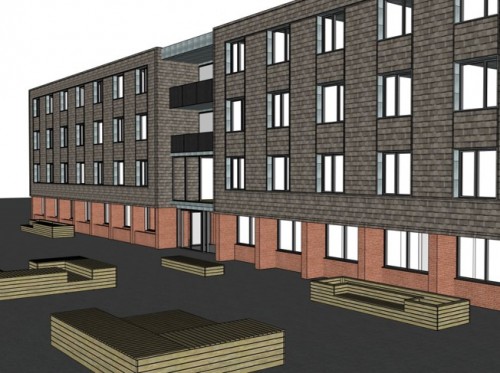 Proposal 2 - Slate façade © KANT Architecter