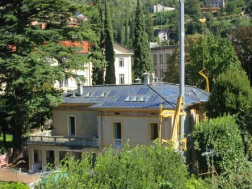 Das Gebäude nach der energetischen Sanierung © Arch. Valentina Carì